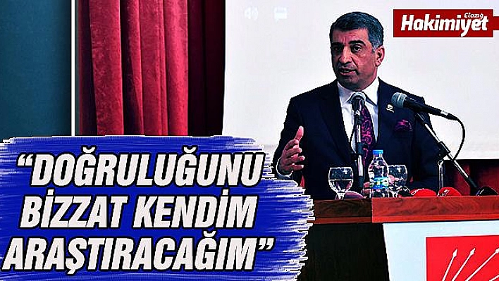 MİLLETVEKİLİ EROL: 'İDDİALAR DOĞRU İSE YAZIKLAR OLSUN'