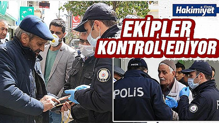 Polis, sokağa çıkan 65 yaş üstü için nöbette