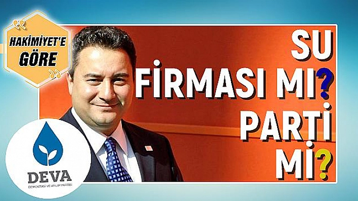 SU FİRMASI MI?  PARTİ Mİ?