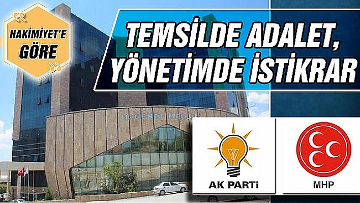 TEMSİLDE ADALET, YÖNETİMDE İSTİKRAR