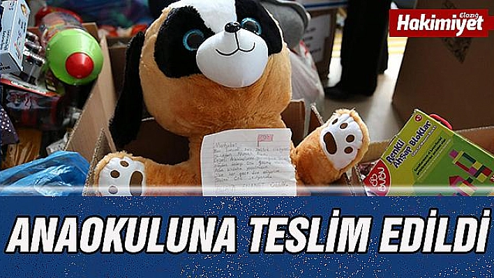 Toplanan oyuncaklar,depremzede çocuklara ulaştı