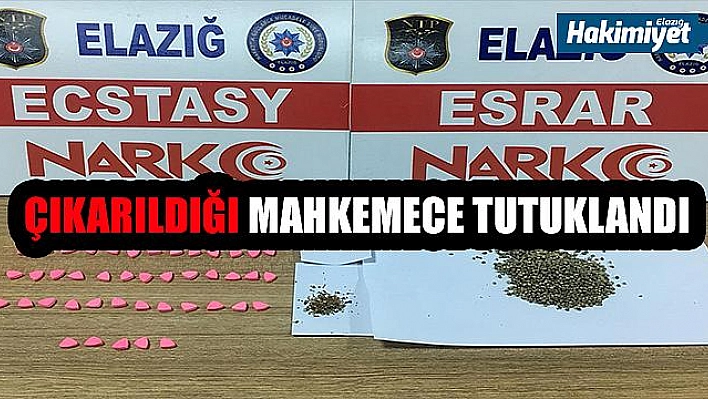 UYUŞTURUCU TACİRİ SUÇ ÜSTÜ YAKALANIP, TUTUKLANDI