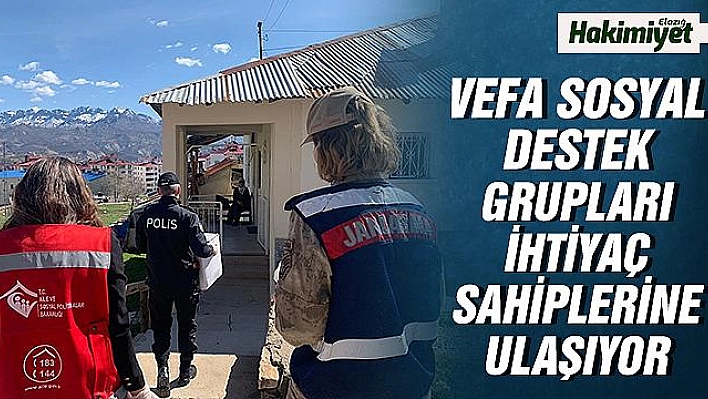 Vefa Sosyal Destek Grupları görev başında