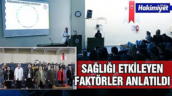  'YAŞAM BOYU SAĞLIK SÖYLEŞİSİ' PROGRAMI DÜZENLENDİ