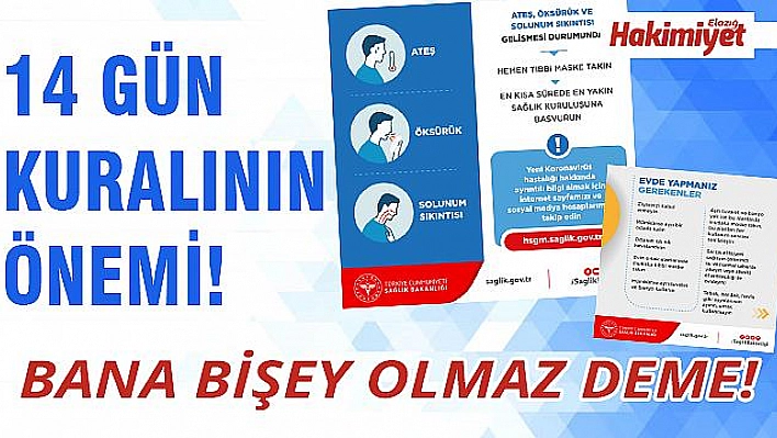 'Yurt Dışından Dönen Vatandaşlarımızın 14 Gün Kuralına Uymasını Rica Ediyoruz'