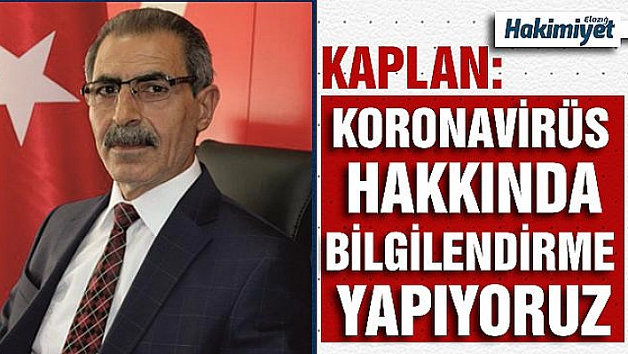  ZEKİ KAPLAN'DAN EVDE KAL UYARISI