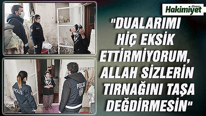 80 yaşındaki Menşure nine duasını eksik etmiyor