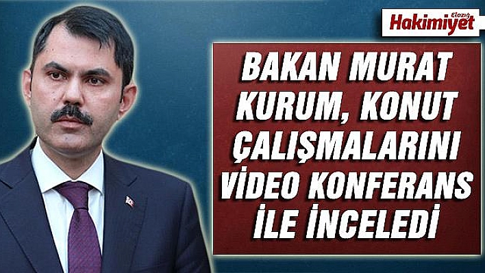 Bakan Kurum, Elazığ ve Malatya'da devam eden projeleri inceledi