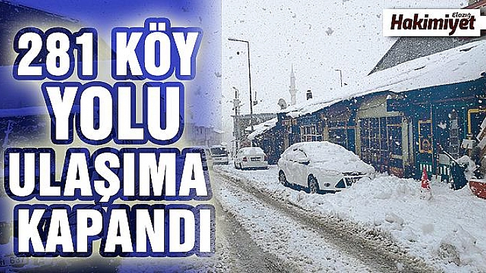 BİNGÖL'DE KAR YAĞIŞI ETKİLİ OLDU