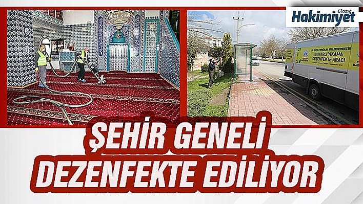 DEZENFEKSİYON ÇALIŞMALARI  SÜRÜYOR