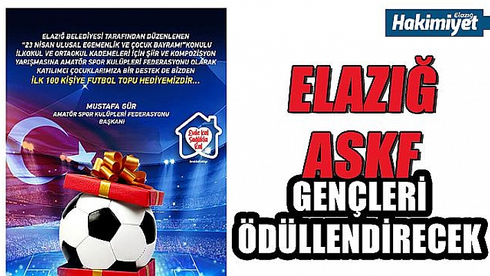 Elazığ ASKF'den 100 futbol topu