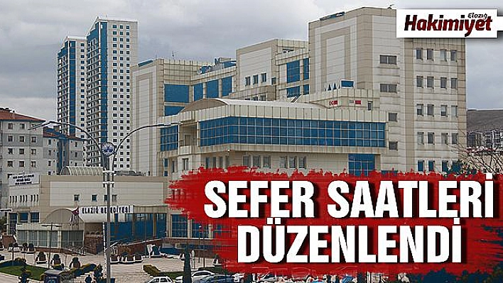 ELAZIĞ BELEDİYESİ OTOBÜS SEFER SAATLERİNİ YENİDEN DÜZENLEDİ