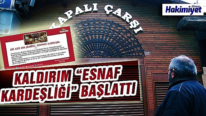 Elazığ'da 'Esnaf Kardeşliği' programı başlatıldı