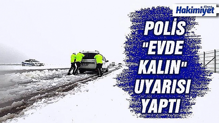 Elazığ'da kar etkili oldu