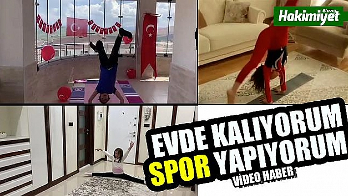 Elazığlı minikler evden çalışıyor