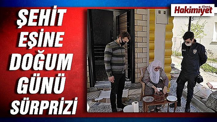 Haladan yeğene polisle doğum günü pastası