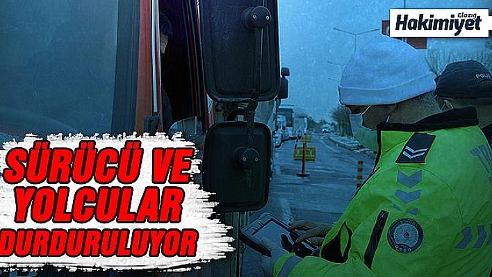 Koronavirüs tedbirleri kapsamında yollarda tedbirler arttırıldı