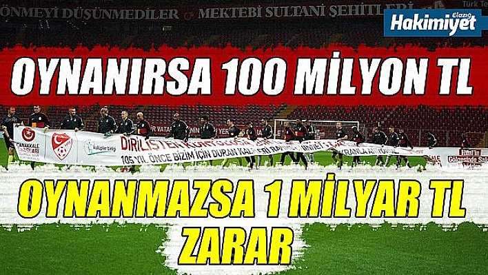 Lig oynanmazsa zarar büyük!