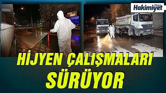 MAHALLELERDE HİJYEN ÇALIŞMASI SÜRÜYOR