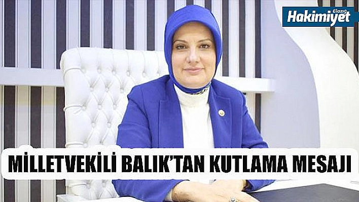 MİLLETVEKİLİ BALIK:' MİLLETİNİN HİZMETİNDE OLAN TEŞKİLATA MUVAFFAKİYETLER DİLİYORUM' 