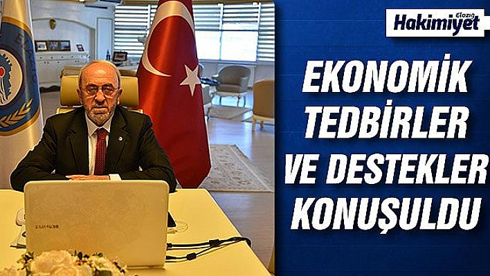 TOBB BORSALAR KONSEYİ VİDEO KONFERANS YÖNTEMİ İLE GERÇEKLEŞTİRİLDİ