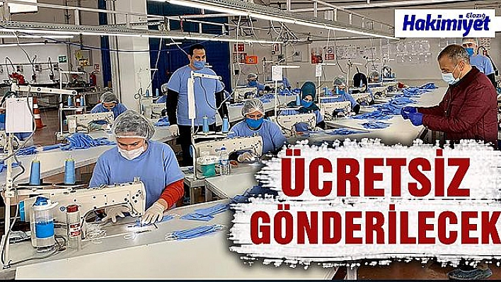 Tunceli'de 200 bin adet maske üretimine başlandı