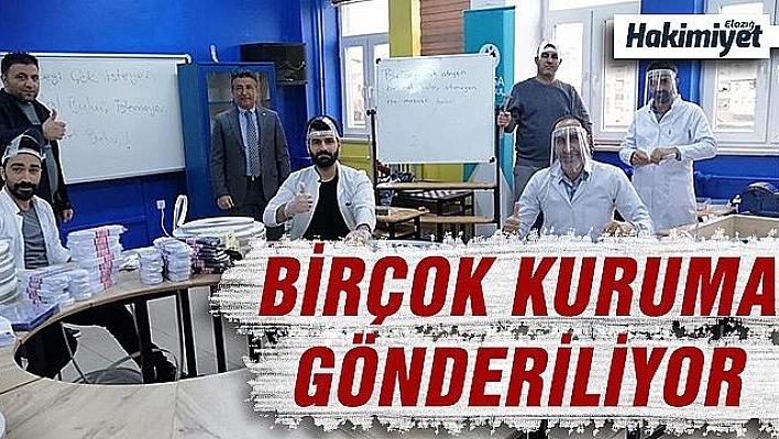 Vali Ekinci,' Arkadaşlarımız büyük bir fedakarlık ile 'siperli maske' üretimi yapıyor'