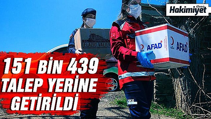 Vefa Sosyal Destek Grubu 151 bin talebi yerine getirdi