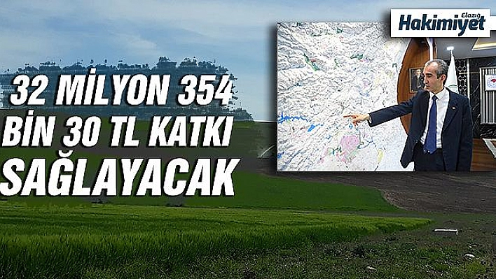 34 bin 310 dekar tarım arazisi sulanmaya başladı