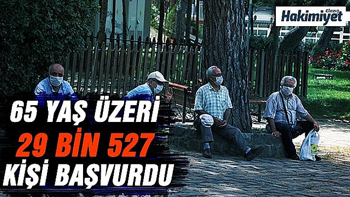 65 Yaş Üzeri İçin 29 Bin 527 Seyehat İzni Onaylandı