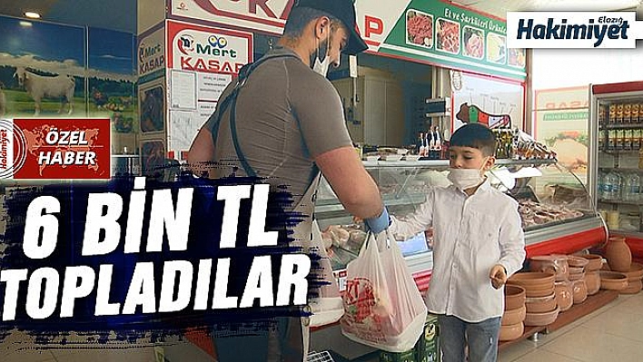 8 YAŞINDAKİ ÇOCUK TOPLADIĞI PARAYLA GIDA YARDIMI YAPTI