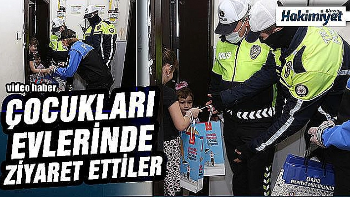 Çocuklara ev ziyaretiyle trafik eğitimi verildi