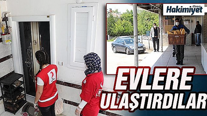 Elazığ'da bağışlanan 100 ton un ekmek oldu, Vefa ekibi evlere ulaştırdı