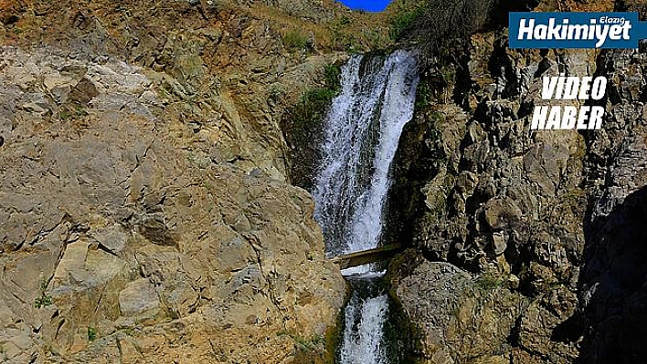 Konakalmaz Şelalesi, baharla coştu