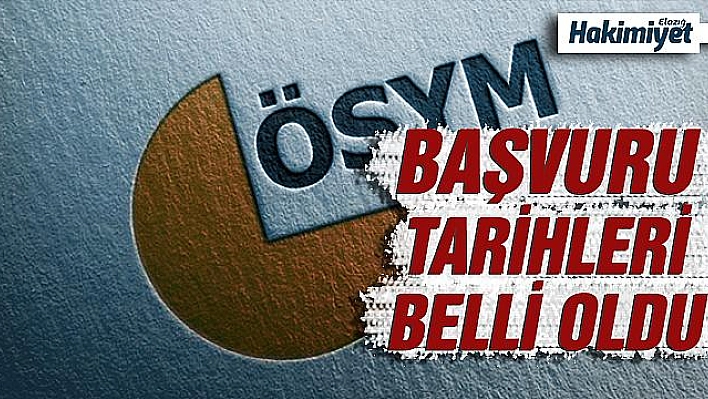 ÖSYM, KPSS başvuru tarihlerini açıkladı