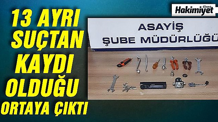 Polis, oto hırsızını suç üstü yakaladı