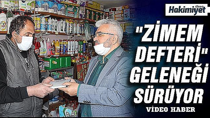 Zimem defteri geleneğini 'Elçi' olarak sürdürüyor