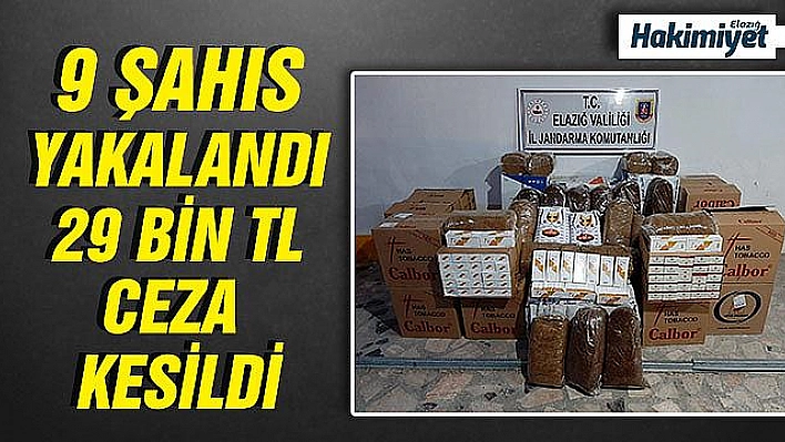 750 kilo tütün ile 200 bin adet makaron ele geçirildi