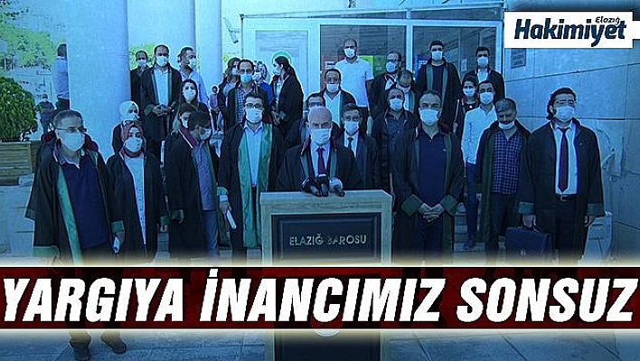 BARO BAŞKANI AV. YENTÜR: 'YARGIYA OLAN İNANCIMIZ SONSUZ'