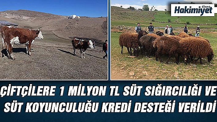 Çiftçilere 1 milyon TL kredi desteği verildi