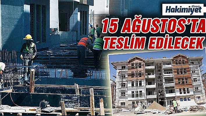 Depremzedelere 2 ay sonra teslim edilecek