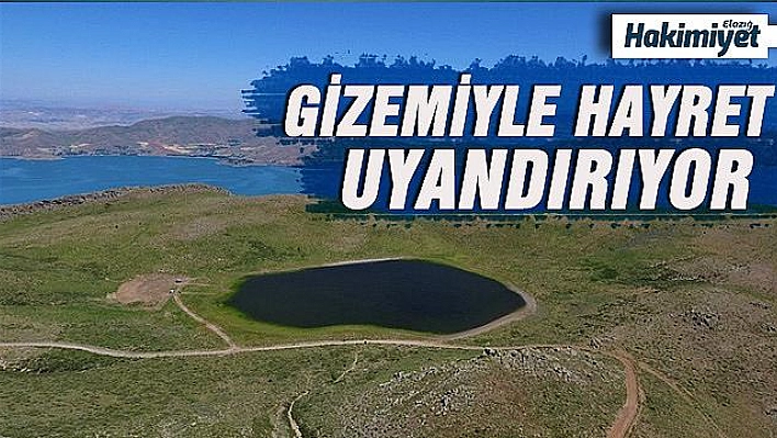 Elazığ'da kalp gölü, doğal güzelliği ile dikkat çekiyor