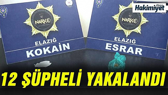 Elazığ'da uyuşturucu ile mücadele sürüyor