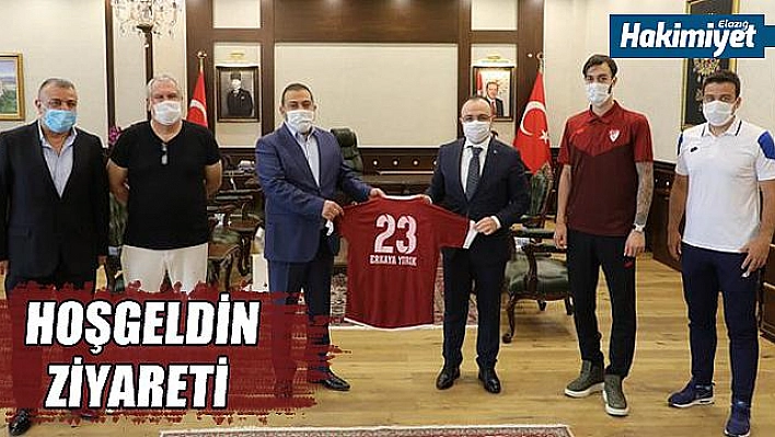 Elazığspor'dan Vali Yırık'a ziyaret