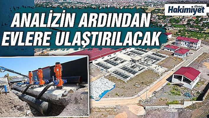 HAMZABEY BARAJI İÇME VE KULLANMA SUYU,  ANALİZLERİN ARDINDAN ŞEBEKELERE ULAŞACAK