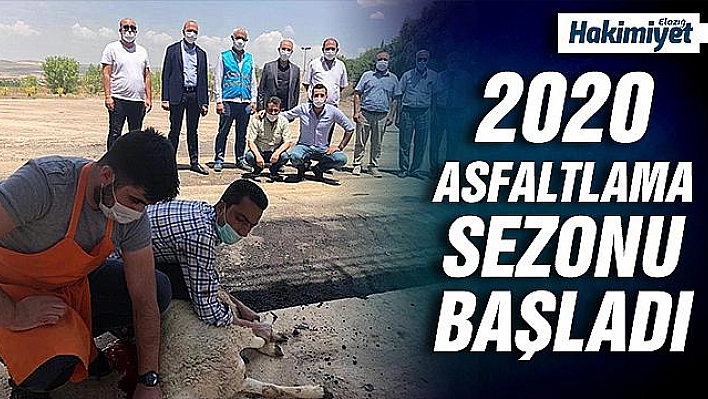 İl Özel İdaresi  Asfaltlama Sezonu Açılışı Yapıldı