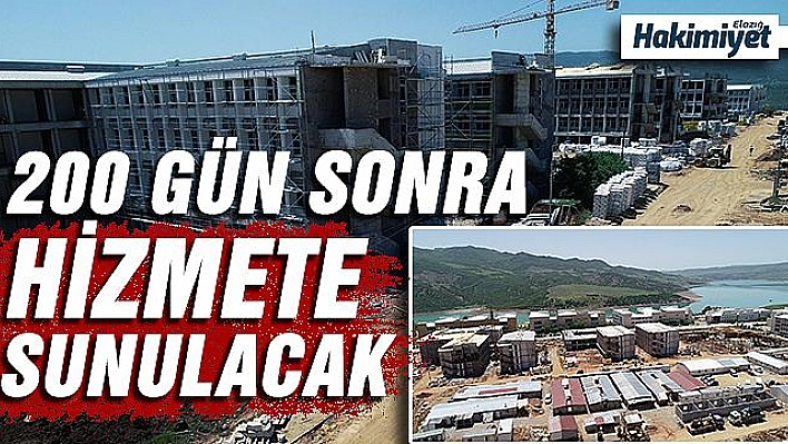 Munzur Üniversitesi kampüsünde sona yaklaşıldı 