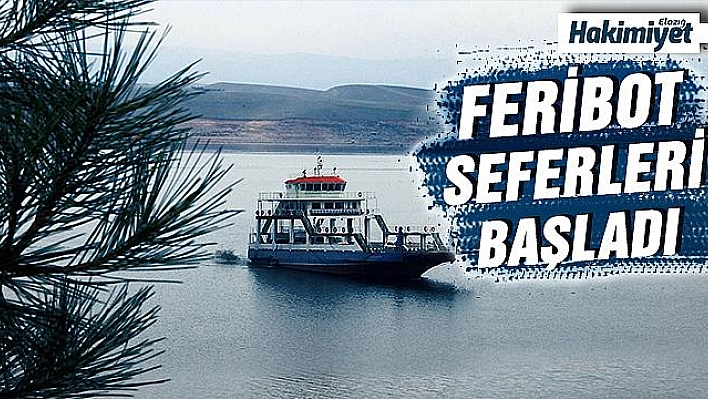 Normalleşme süreciyle Tunceli-Elazığ feribot seferleri başladı  