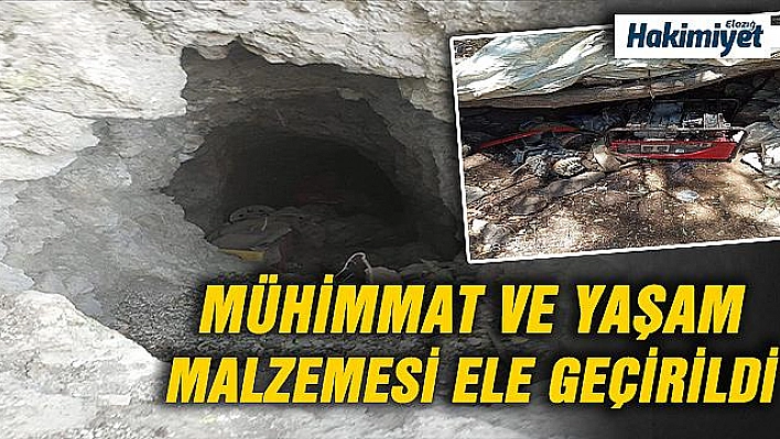 Pençe-Kaplan Operasyonu'nda mühimmat ve yaşam malzemeleri ele geçirildi