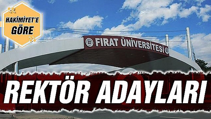 REKTÖR ADAYLARI